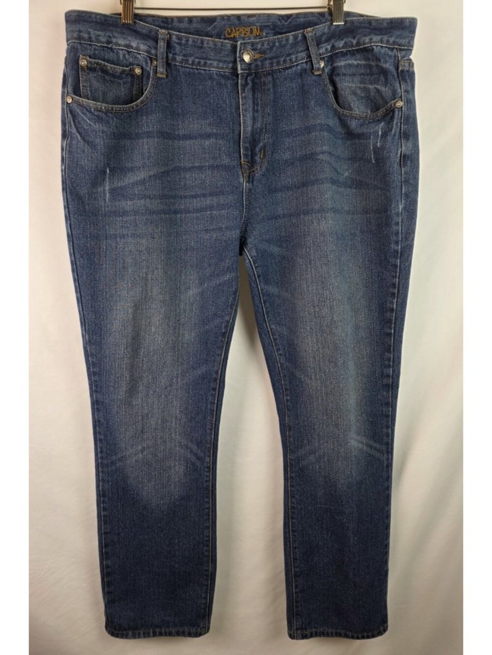 Carbon Men's Jeans Size 40 x 32 Low Rise Slim Straight Denim Jean Pants